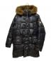 MONCLER（モンクレール）の古着「ANDRE リバーシブルダウンコート」｜ブラック×オリーブ