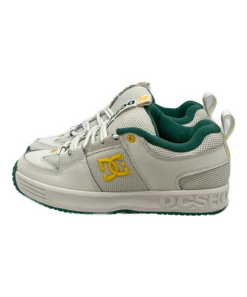 DC SHOES（ディーシーシューズ）DC SHOES (ディーシーシューズ) LYNX OG ホワイト×グリーン×イエロー サイズ:SIZE 26cm 未使用品の古着・服飾アイテム