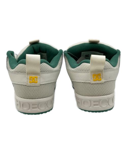 DC SHOES（ディーシーシューズ）DC SHOES (ディーシーシューズ) LYNX OG ホワイト×グリーン×イエロー サイズ:SIZE 26cm 未使用品の古着・服飾アイテム