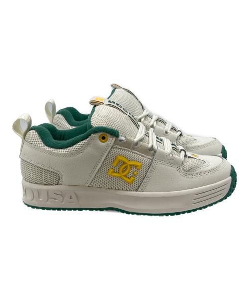 DC SHOES（ディーシーシューズ）DC SHOES (ディーシーシューズ) LYNX OG ホワイト×グリーン×イエロー サイズ:SIZE 26cm 未使用品の古着・服飾アイテム