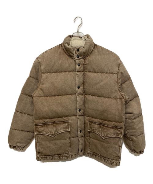 LEVI'S（リーバイス）LEVI'S (リーバイス) スーパーデニムダウンジャケット ブラウン サイズ:SIZE Mの古着・服飾アイテム