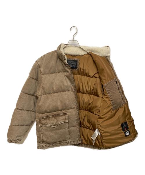 LEVI'S（リーバイス）LEVI'S (リーバイス) スーパーデニムダウンジャケット ブラウン サイズ:SIZE Mの古着・服飾アイテム