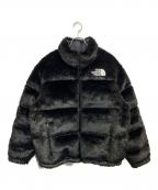 SUPREME×THE NORTH FACEシュプリーム×ザ ノース フェイス）の古着「Faux Fur Nuptse Jacket」｜ブラック