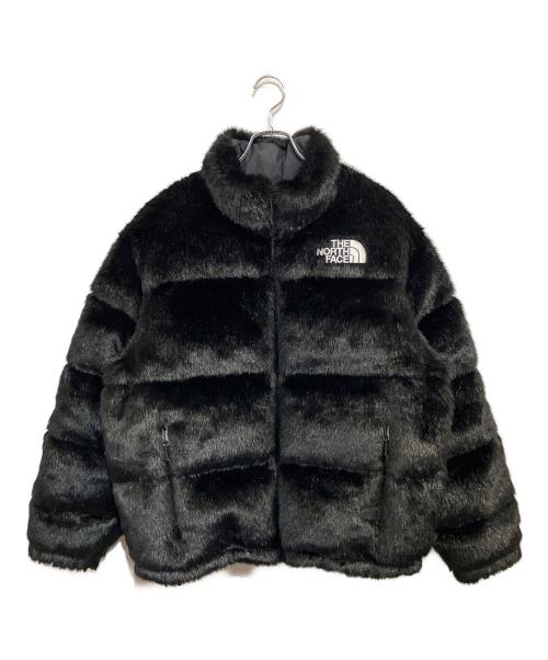 SUPREME（シュプリーム）SUPREME (シュプリーム) THE NORTH FACE (ザ ノース フェイス) Faux Fur Nuptse Jacket ブラック サイズ:SIZE Mの古着・服飾アイテム