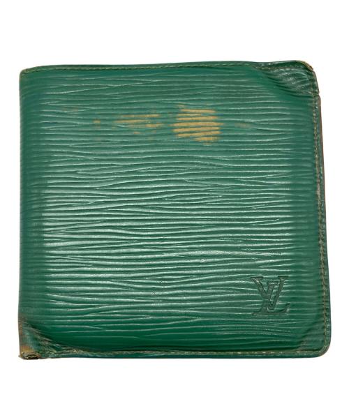LOUIS VUITTON（ルイ ヴィトン）LOUIS VUITTON (ルイ ヴィトン) 2つ折り財布 グリーンの古着・服飾アイテム