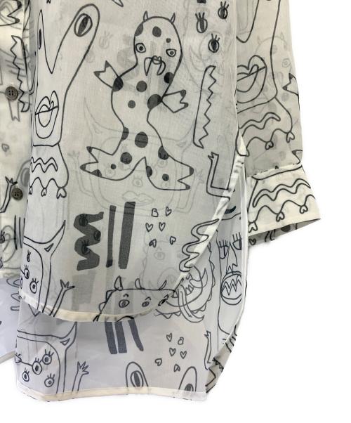 TRUNK HIROKO KOSHINO（トランク ヒロコ コシノ）TRUNK HIROKO KOSHINO (トランク ヒロコ コシノ) 長袖シャツ ホワイト サイズ:38の古着・服飾アイテム