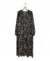 SLOBE IENA (スローブ イエナ) 25SS FLOWER PRINT ワンピース ブラック サイズ:SIZE 38：6000円