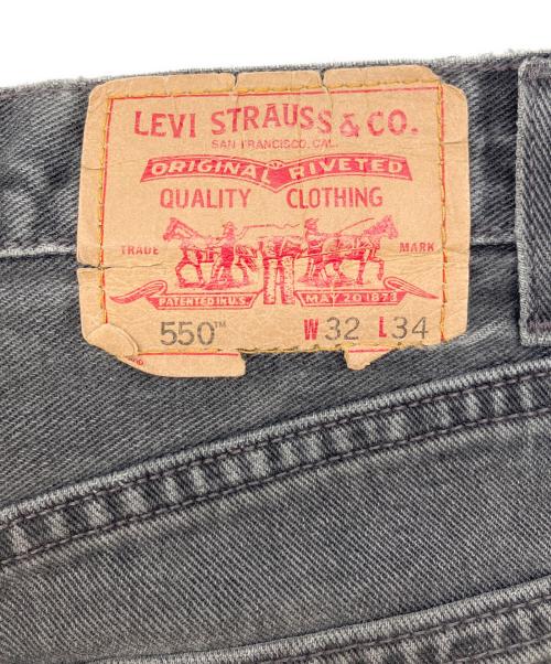 LEVI'S 550（リーバイス550）LEVI'S 550 (リーバイス550) '00s リラックスフィットテーパード ブラック サイズ:SIZE 81cm (W32)の古着・服飾アイテム