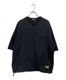 COMME des GARCONS HOMME（コムデギャルソン オム）の古着「25SS 綿天竺ポケットTシャツ」｜ブラック