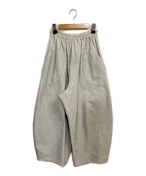 UZUIRO（ウズイロ）UZUIRO (ウズイロ) 一本刺し子 バルーンパンツ グレー サイズ:SIZE Freeの古着・服飾アイテム