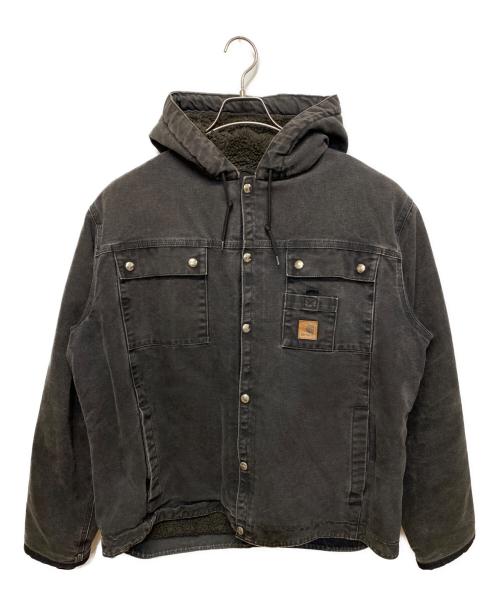 CarHartt（カーハート）CarHartt (カーハート) Sandstone Hooded Multi Pocket Jacket Sherpa Lined ブラック サイズ:SIZE LL (US L)の古着・服飾アイテム