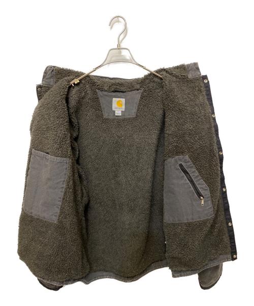 CarHartt（カーハート）CarHartt (カーハート) Sandstone Hooded Multi Pocket Jacket Sherpa Lined ブラック サイズ:SIZE LL (US L)の古着・服飾アイテム