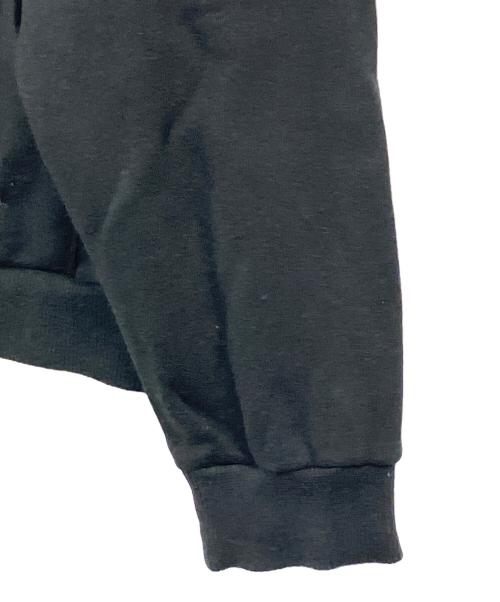 stussy（ステューシー）stussy (ステューシー) プルオーバーフーディ ブラック×ピンクロゴ サイズ:Mの古着・服飾アイテム