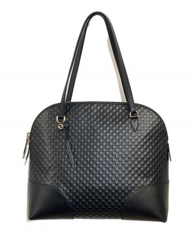 美品！GUCCI グッチのトートバッグ made in italy 中古・古着通販】GUCCI (グッチ) トートバッグ ブラック｜ブランド