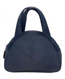 Yves Saint Laurent（イヴサンローラン）の古着「ナイロンミニバッグ」｜ネイビー