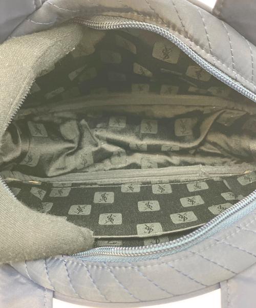 Yves Saint Laurent（イヴサンローラン）Yves Saint Laurent (イヴサンローラン) ナイロンミニバッグ ネイビーの古着・服飾アイテム