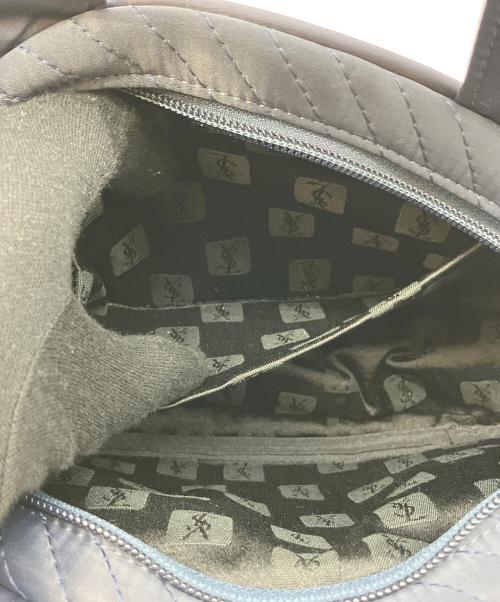 Yves Saint Laurent（イヴサンローラン）Yves Saint Laurent (イヴサンローラン) ナイロンミニバッグ ネイビーの古着・服飾アイテム
