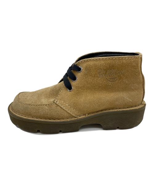 Dr.Martens（ドクターマーチン）Dr.Martens (ドクターマーチン) モカシンブーツ ベージュ サイズ:SIZE 4の古着・服飾アイテム