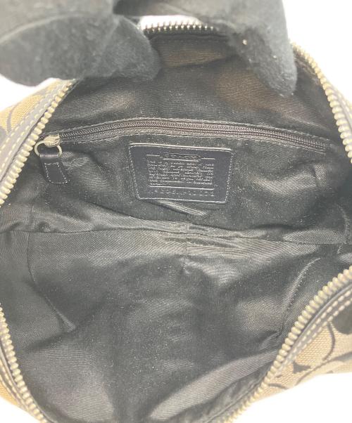 COACH（コーチ）COACH (コーチ) signature one shoulder bag ブラックの古着・服飾アイテム
