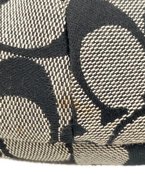 COACH（コーチ）COACH (コーチ) signature one shoulder bag ブラックの古着・服飾アイテム