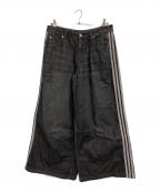adidas Originalsアディダスオリジナル）の古着「アディカラー デニム Adilenium パンツ」｜ブラック