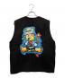 X-LARGE (エクストララージ) SHIRT KING PHADE (シャツキングフェイド) グラフィティダック地ベスト ブラック サイズ:SIZE L：5000円