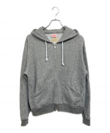 Healthknit×maturely（ヘルスニット×マチュアリー）の古着「トンプキンスフルジップパーカー」｜グレー