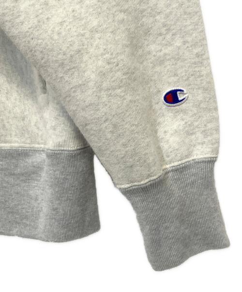 Champion REVERSE WEAVE（チャンピオン リバース ウィーブ）Champion REVERSE WEAVE (チャンピオン リバース ウィーブ) スナップボタンパーカー ライトグレー サイズ:SIZE Sの古着・服飾アイテム