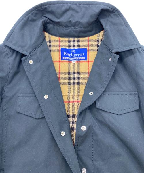 Burberrys BLUE LABEL（バーバリーズ ブルーレーベル）Burberrys BLUE LABEL (バーバリーズ ブルーレーベル) '90s 中綿ジャケット ブラック サイズ:SIZE 38の古着・服飾アイテム