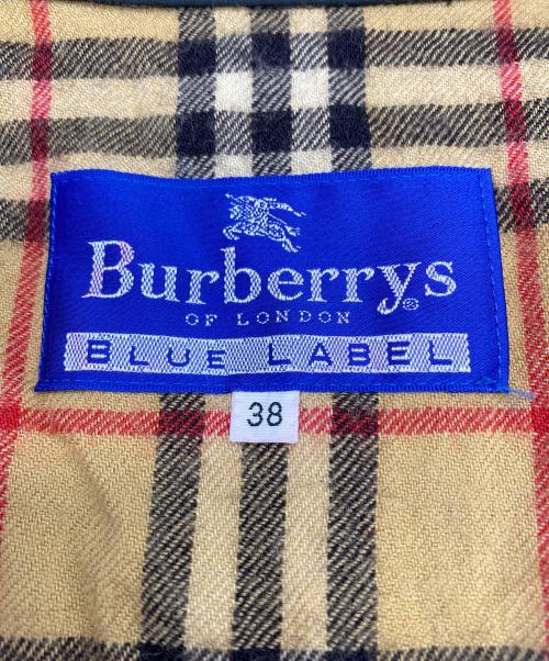 Burberrys BLUE LABEL（バーバリーズ ブルーレーベル）Burberrys BLUE LABEL (バーバリーズ ブルーレーベル) '90s 中綿ジャケット ブラック サイズ:SIZE 38の古着・服飾アイテム