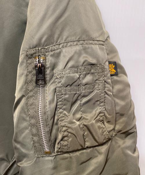 ALPHA（アルファ）ALPHA (アルファ) MA-1 ジャケット グリーン サイズ:SIZE Mの古着・服飾アイテム