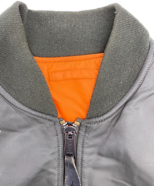 ALPHA（アルファ）ALPHA (アルファ) MA-1 ジャケット グリーン サイズ:SIZE Mの古着・服飾アイテム