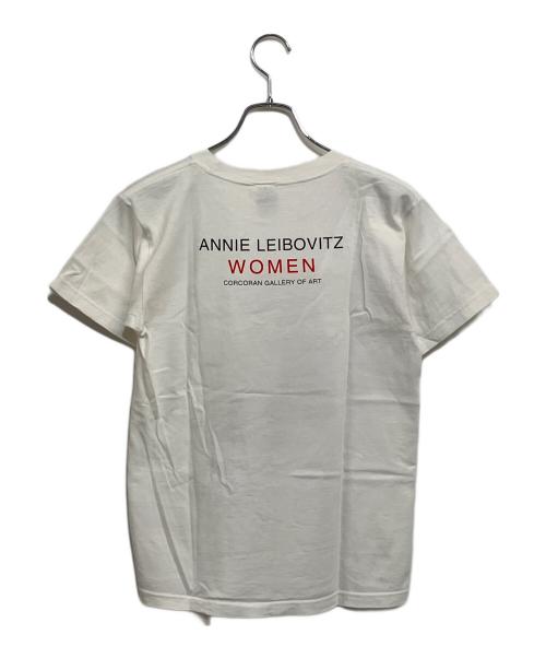 FRUIT OF THE LOOM（フルーツオブザルーム）FRUIT OF THE LOOM (フルーツオブザルーム) '90s ANNIE LEIBOVITZ TEE ホワイト サイズ:SIZE S相当 (キッズ14/16 150)の古着・服飾アイテム