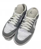 NIKEナイキ）の古着「AIR JORDAN1 LOW」｜ホワイト×グレー