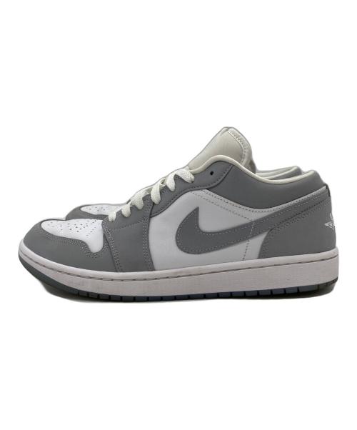 NIKE（ナイキ）NIKE (ナイキ) AIR JORDAN1 LOW ホワイト×グレー サイズ:SIZE 28.5cmの古着・服飾アイテム