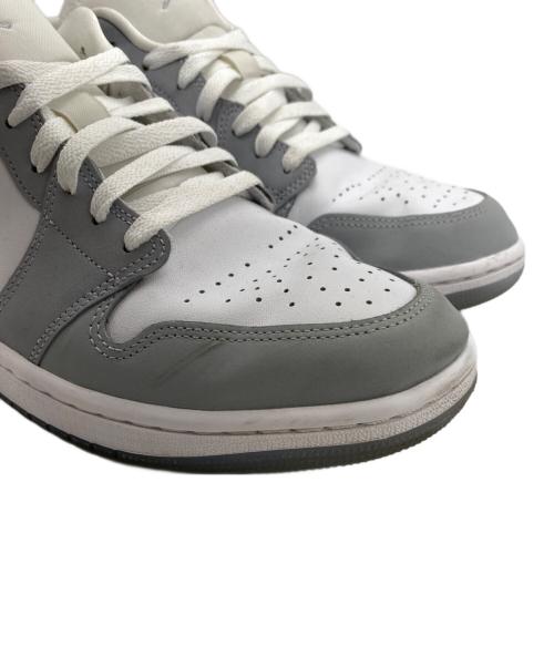 NIKE（ナイキ）NIKE (ナイキ) AIR JORDAN1 LOW ホワイト×グレー サイズ:SIZE 28.5cmの古着・服飾アイテム