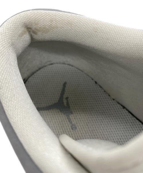NIKE（ナイキ）NIKE (ナイキ) AIR JORDAN1 LOW ホワイト×グレー サイズ:SIZE 28.5cmの古着・服飾アイテム