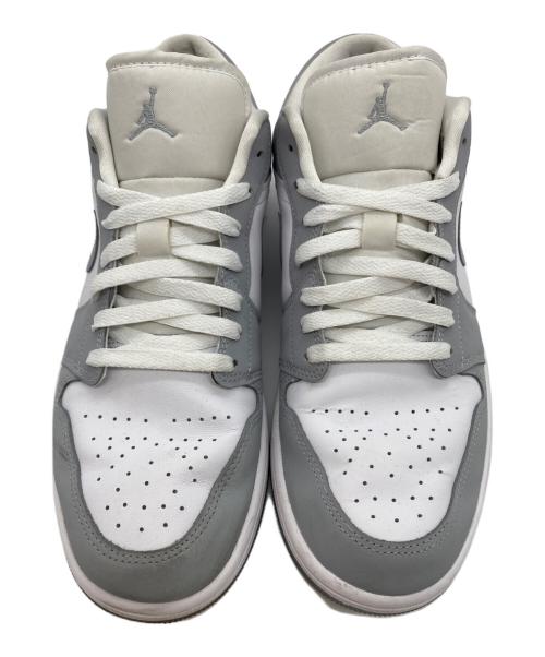 NIKE（ナイキ）NIKE (ナイキ) AIR JORDAN1 LOW ホワイト×グレー サイズ:SIZE 28.5cmの古着・服飾アイテム