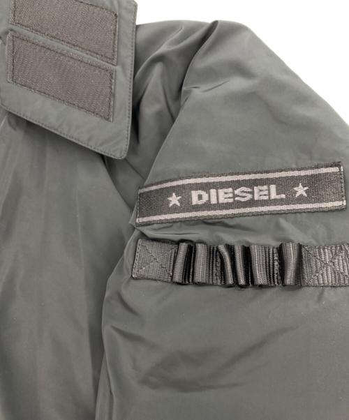 DIESEL（ディーゼル）DIESEL (ディーゼル) ダウンジャケット ブラック サイズ:SIZE Mの古着・服飾アイテム