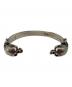 CRAZYPIG（クレイジーピッグ）の古着「TWO SKULL BANGLE」