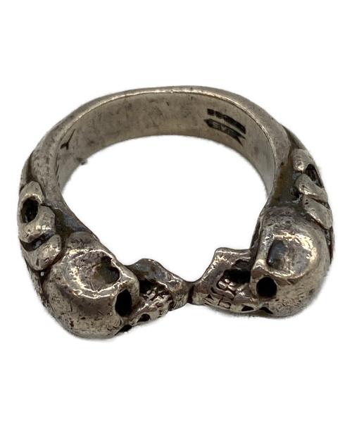 CRAZYPIG（クレイジーピッグ）CRAZYPIG (クレイジーピッグ) TWO SKULLS TUDOR RING サイズ:13号の古着・服飾アイテム