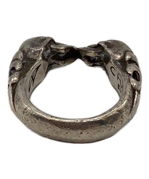 CRAZYPIG（クレイジーピッグ）CRAZYPIG (クレイジーピッグ) TWO SKULLS TUDOR RING サイズ:13号の古着・服飾アイテム