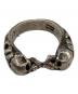 CRAZYPIG（クレイジーピッグ）の古着「TWO SKULLS TUDOR RING」