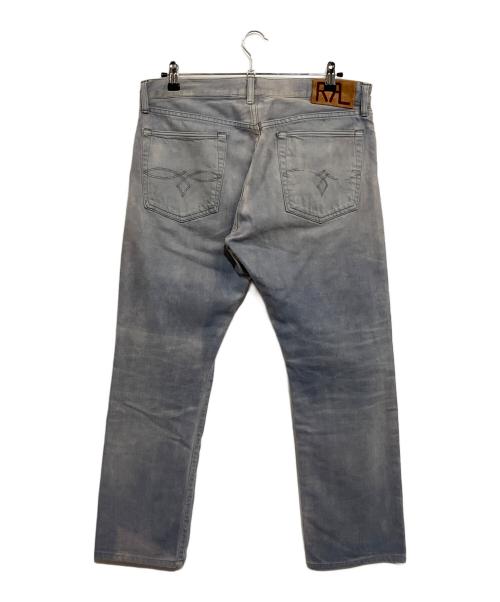 RRL（ダブルアールエル）RRL (ダブルアールエル) ボタンフライジーンズ グレー サイズ:SIZE 86cm (W34)の古着・服飾アイテム