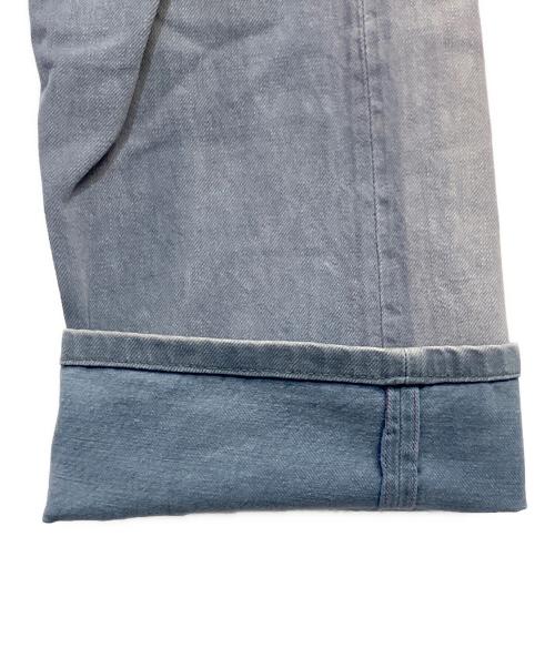 RRL（ダブルアールエル）RRL (ダブルアールエル) ボタンフライジーンズ グレー サイズ:SIZE 86cm (W34)の古着・服飾アイテム