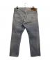 RRL (ダブルアールエル) ボタンフライジーンズ グレー サイズ:SIZE 86cm (W34)：11000円
