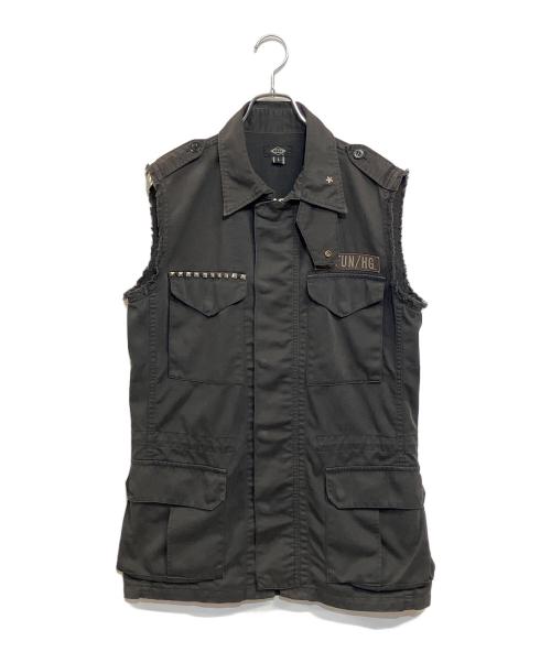 Hysteric Glamour（ヒステリックグラマー）Hysteric Glamour (ヒステリックグラマー) ノースリーブジャケット ブラック サイズ:SIZE Lの古着・服飾アイテム