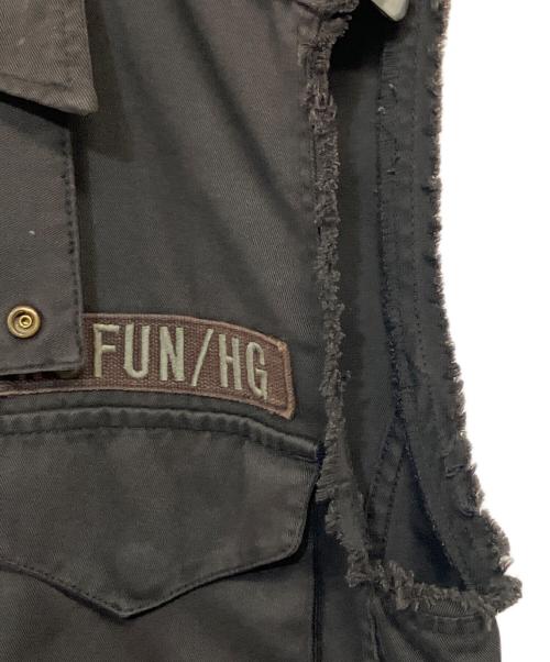 Hysteric Glamour（ヒステリックグラマー）Hysteric Glamour (ヒステリックグラマー) ノースリーブジャケット ブラック サイズ:SIZE Lの古着・服飾アイテム