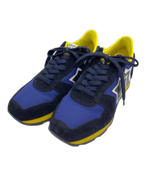 atlantic stars（アトランティックスターズ）atlantic stars (アトランティックスターズ) ANOA-BT52 ネイビー×ブラック×イエロー サイズ:SIZE 41 (26.0-26.5cm)の古着・服飾アイテム