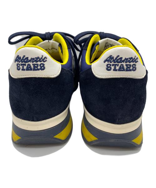 atlantic stars（アトランティックスターズ）atlantic stars (アトランティックスターズ) ANOA-BT52 ネイビー×ブラック×イエロー サイズ:SIZE 41 (26.0-26.5cm)の古着・服飾アイテム
